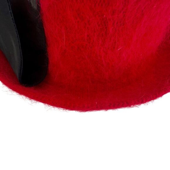 Vintage 50\'s Miss Sally Victor Wool Felt Bowler Cloche Hat main image 6
